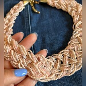 Bib necklace beaded